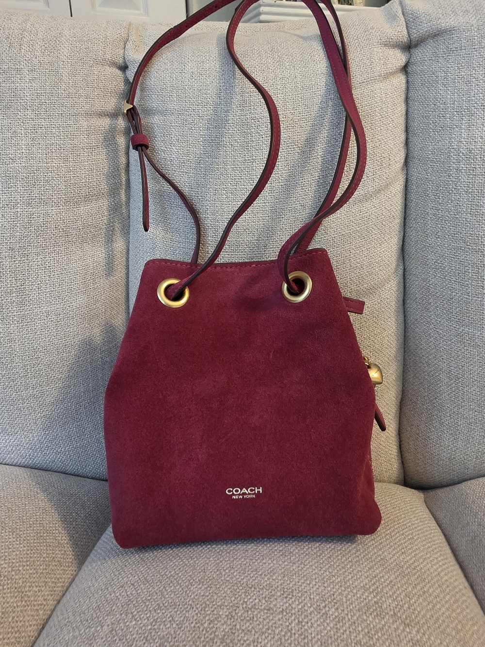 Coach Jade Drawstring Bag